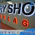 Outdoor advertising dimensional letter metal lighting signs